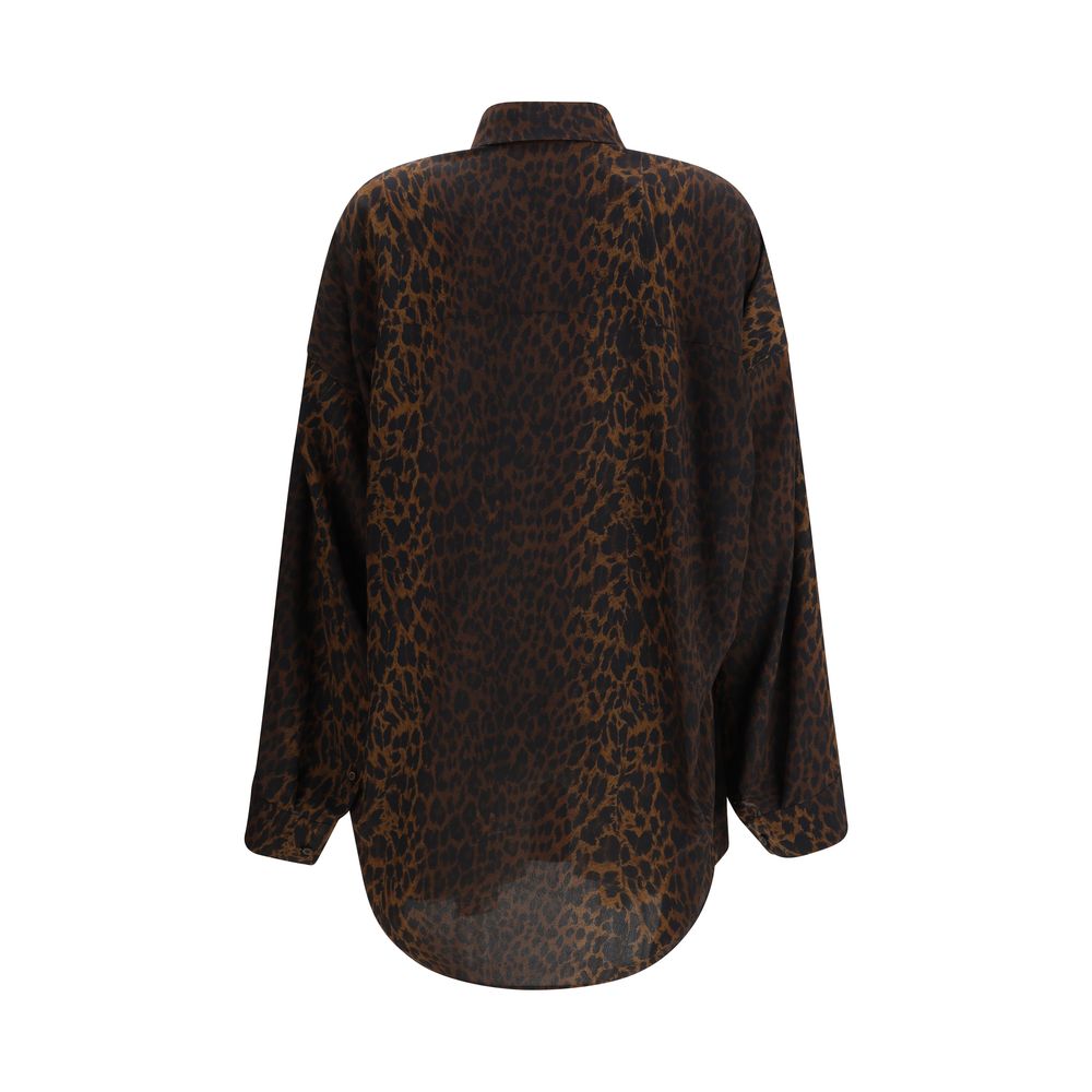 Camisa de leopardo de Balenciaga