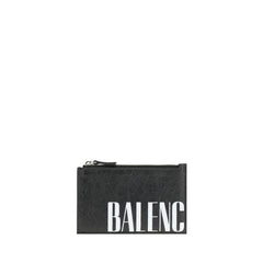 Tarjetero con logotipo en contraste de Balenciaga