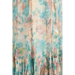 Falda larga floral de Chloé