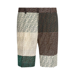 Pantalones cortos de lino Fendi