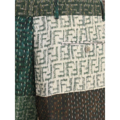 Pantalones cortos de lino Fendi