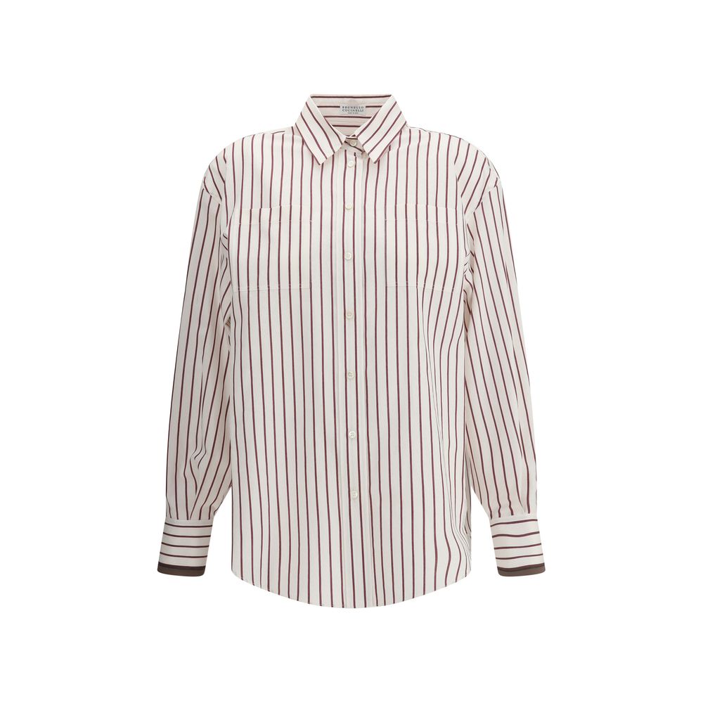 Camisa a rayas Brunello Cucinelli