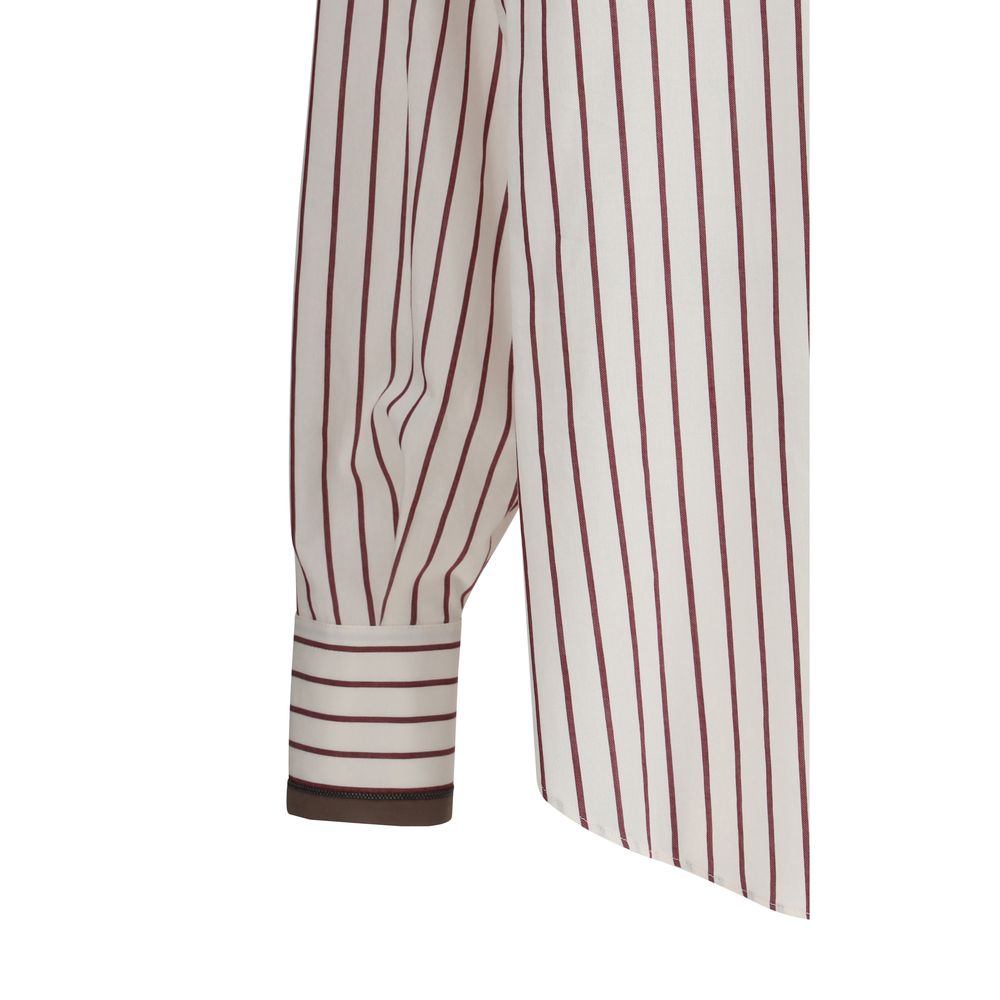 Camisa a rayas Brunello Cucinelli