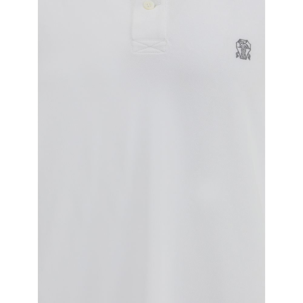 Polo con logotipo de Brunello Cucinelli