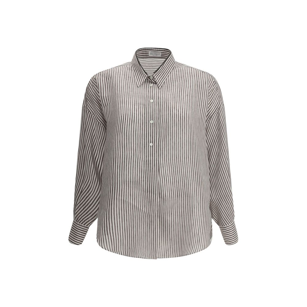 Camisa a rayas Brunello Cucinelli