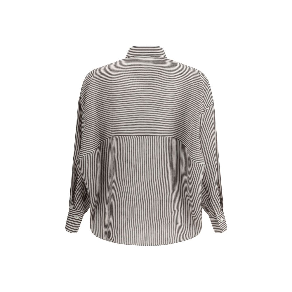 Camisa a rayas Brunello Cucinelli