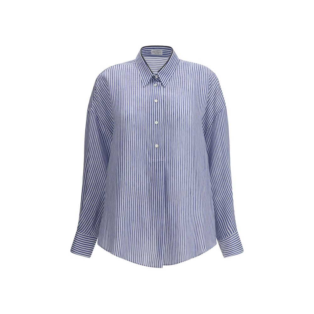 Camisa a rayas Brunello Cucinelli