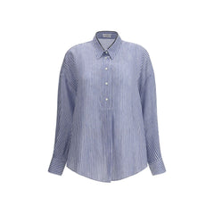 Camisa a rayas Brunello Cucinelli