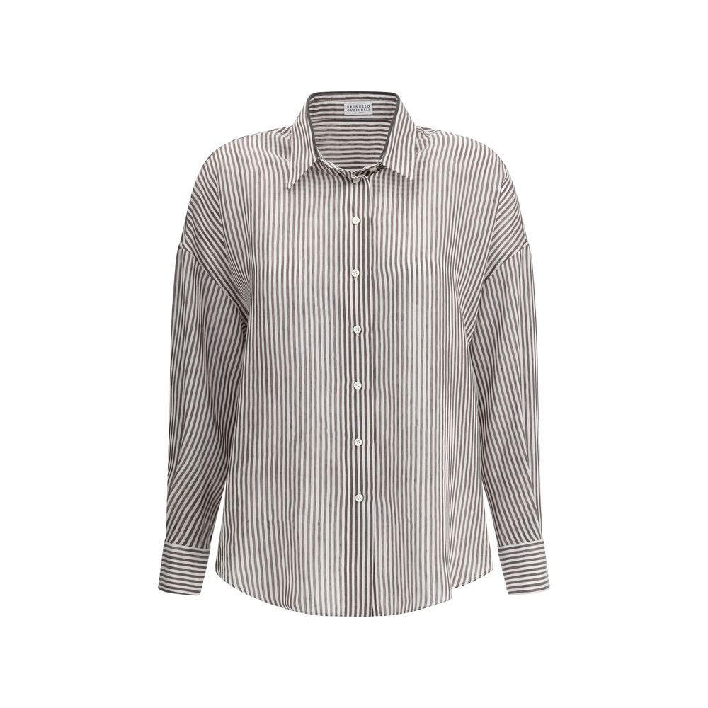 Camisa a rayas Brunello Cucinelli