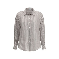 Camisa a rayas Brunello Cucinelli