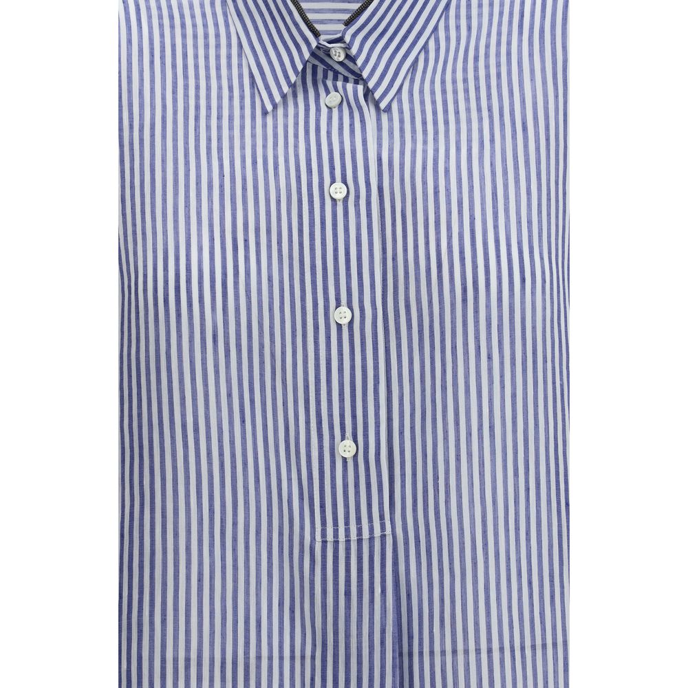 Camisa a rayas Brunello Cucinelli