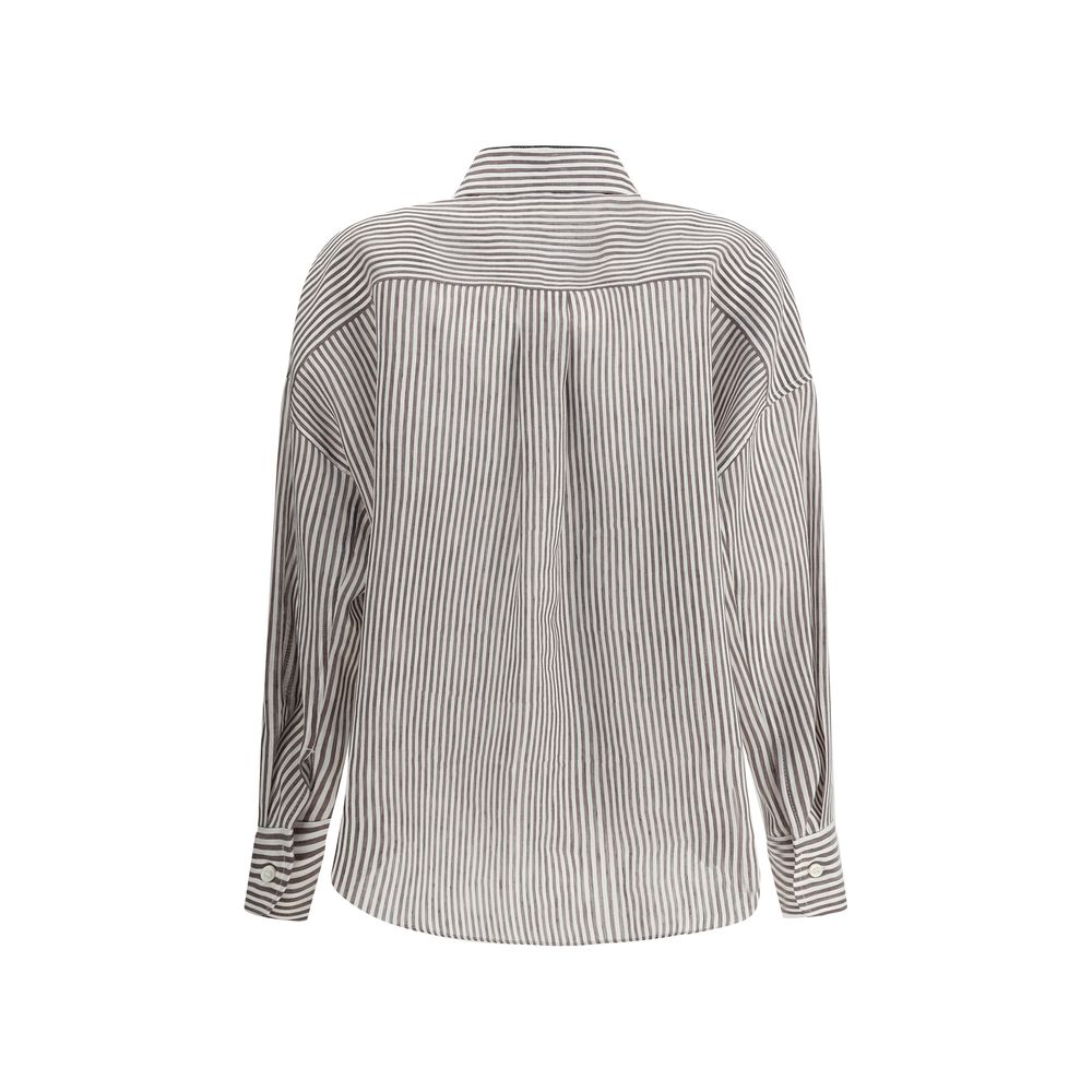 Camisa a rayas Brunello Cucinelli