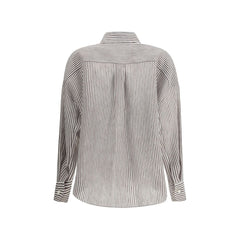 Camisa a rayas Brunello Cucinelli