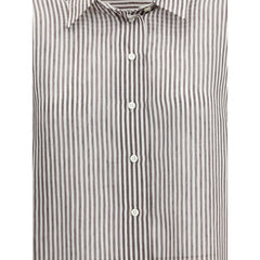 Camisa a rayas Brunello Cucinelli