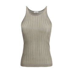 Brunello Cucinelli Camiseta sin mangas de lúrex