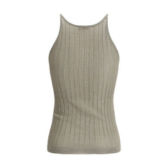 Brunello Cucinelli Camiseta sin mangas de lúrex