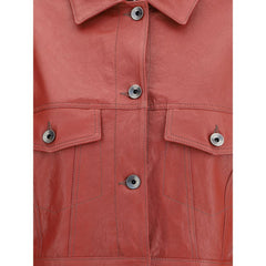 Chaqueta de cuero Brunello Cucinelli