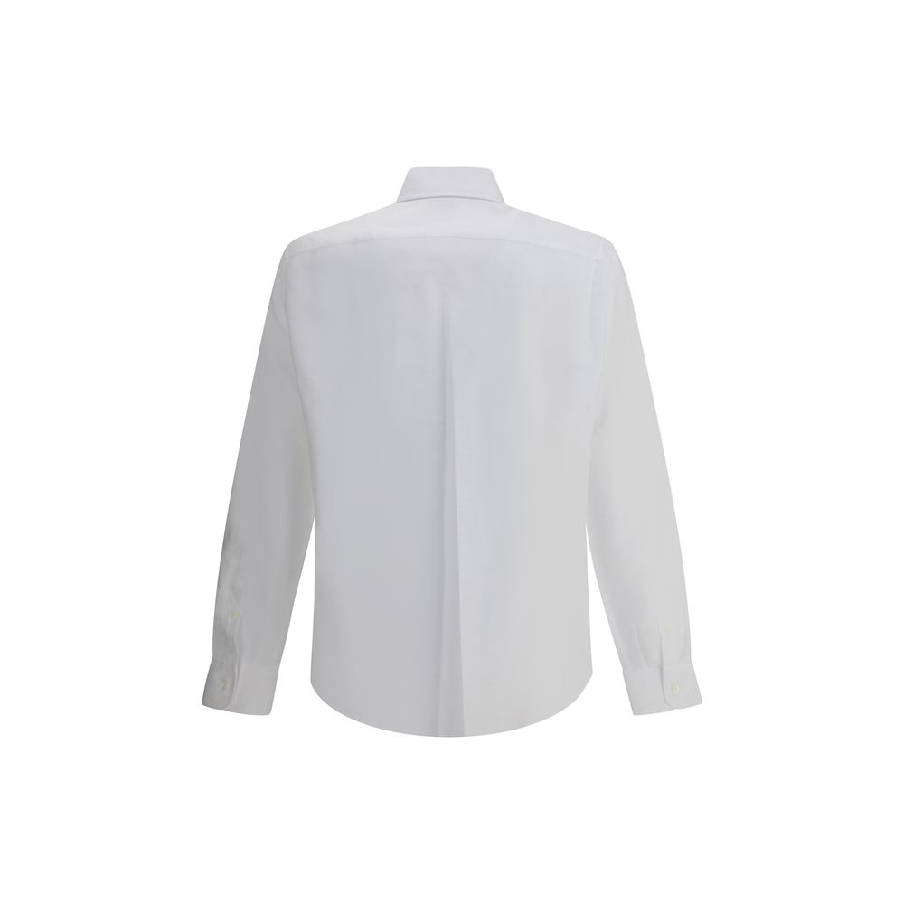 Camisa de algodón y lino Brunello Cucinelli