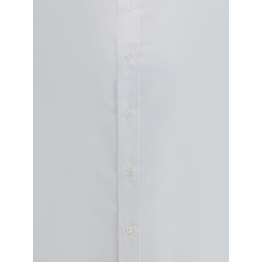 Camisa de algodón y lino Brunello Cucinelli