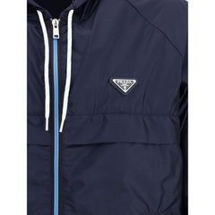 Chaqueta impermeable con capucha Prada