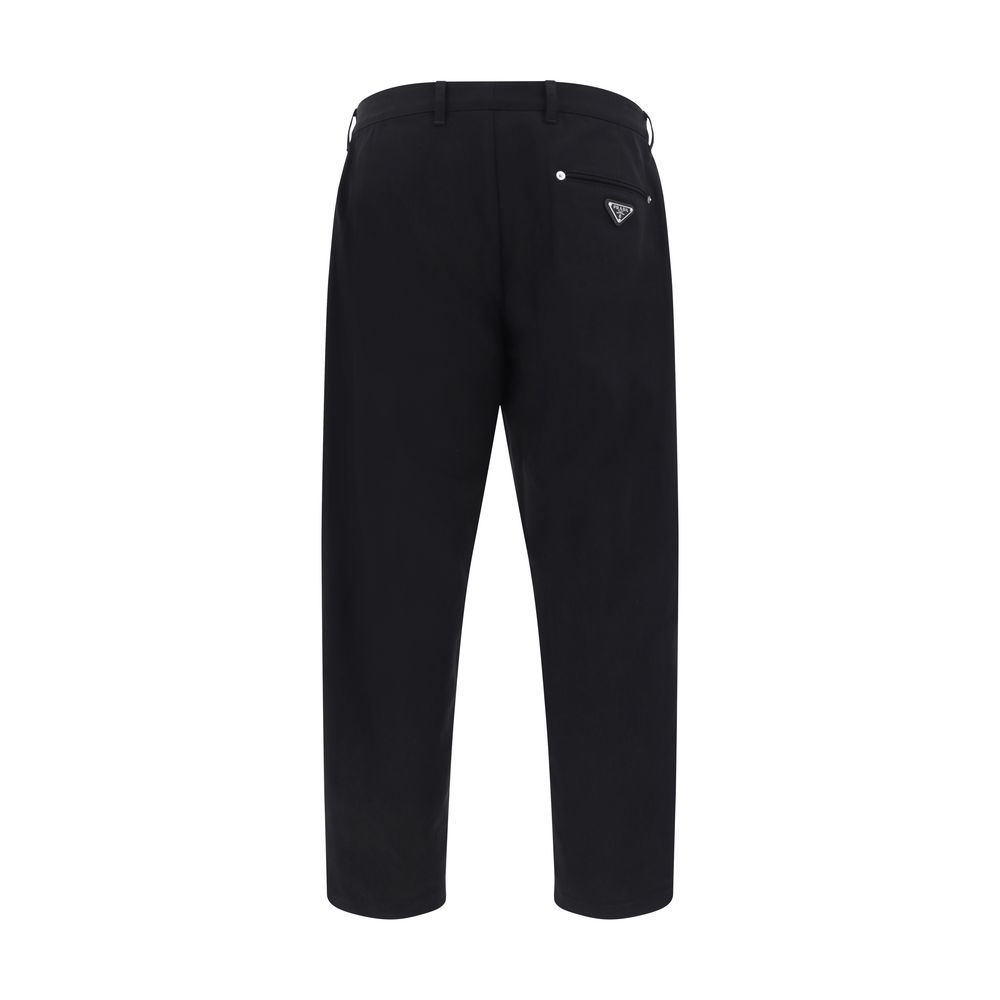 Pantalones de algodón Prada