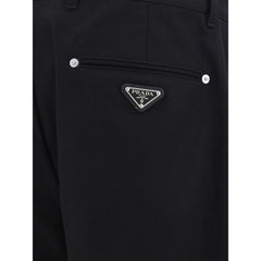 Pantalones de algodón Prada