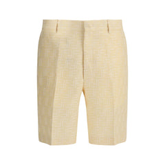 Pantalones cortos de lino Fendi
