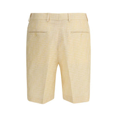 Pantalones cortos de lino Fendi