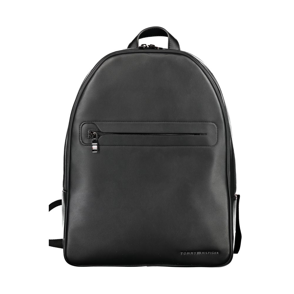 Mochila de poliéster negra Tommy Hilfiger