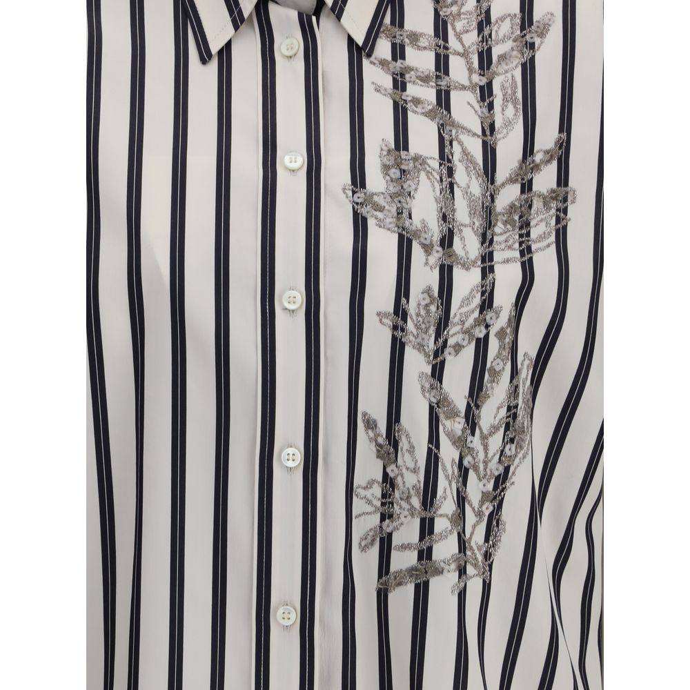 Camisa a rayas Brunello Cucinelli