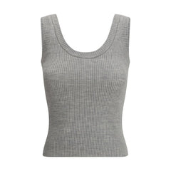 Camiseta sin mangas acanalada Brunello Cucinelli
