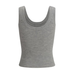 Camiseta sin mangas acanalada Brunello Cucinelli