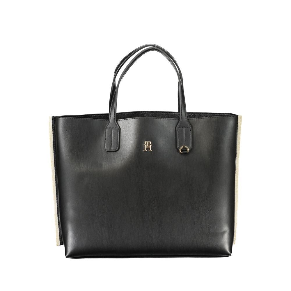 Bolso de mano Tommy Hilfiger de polietileno negro