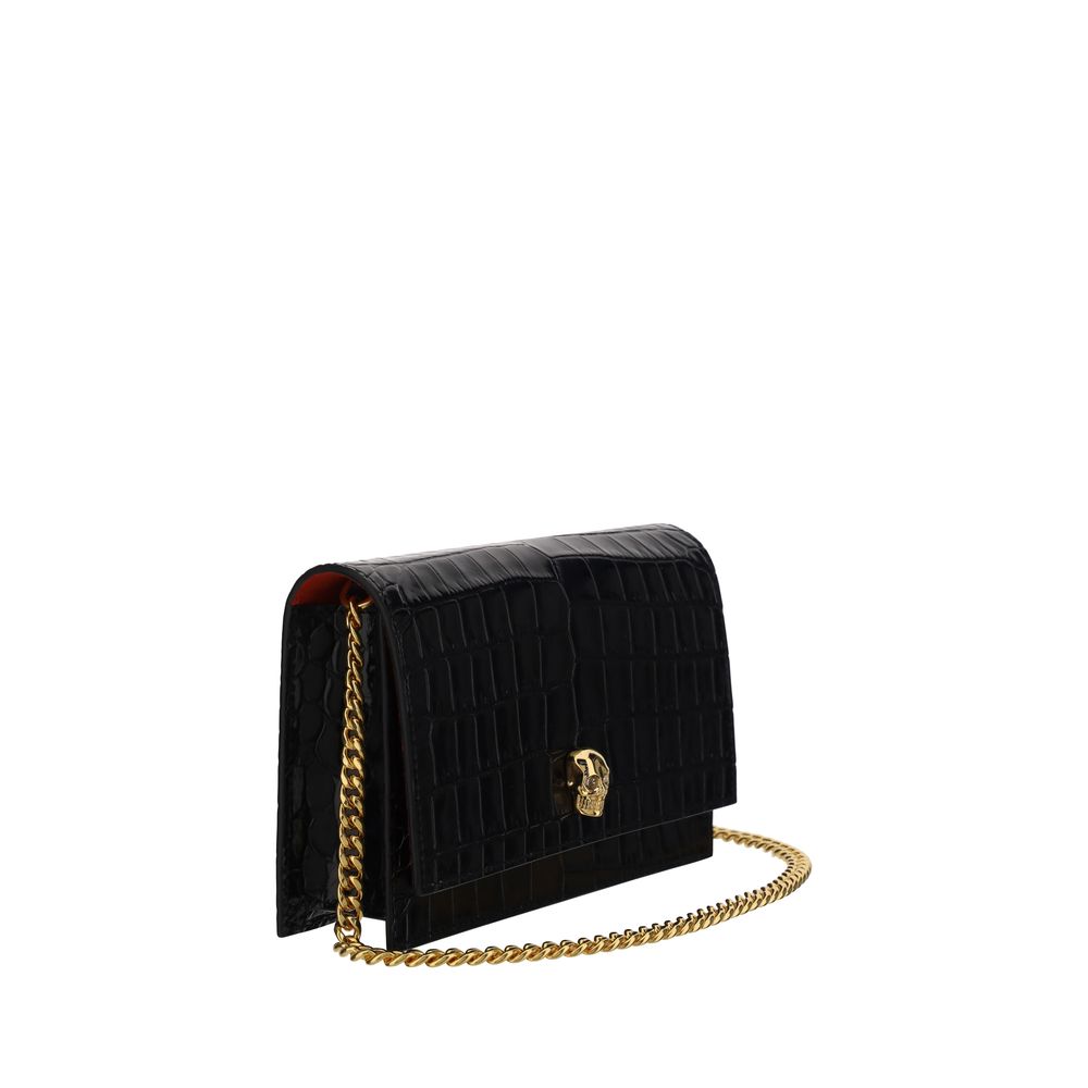 Bolso de hombro mini con calavera de Alexander McQueen