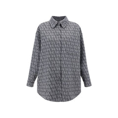 Chaqueta de camisa reversible Valentino