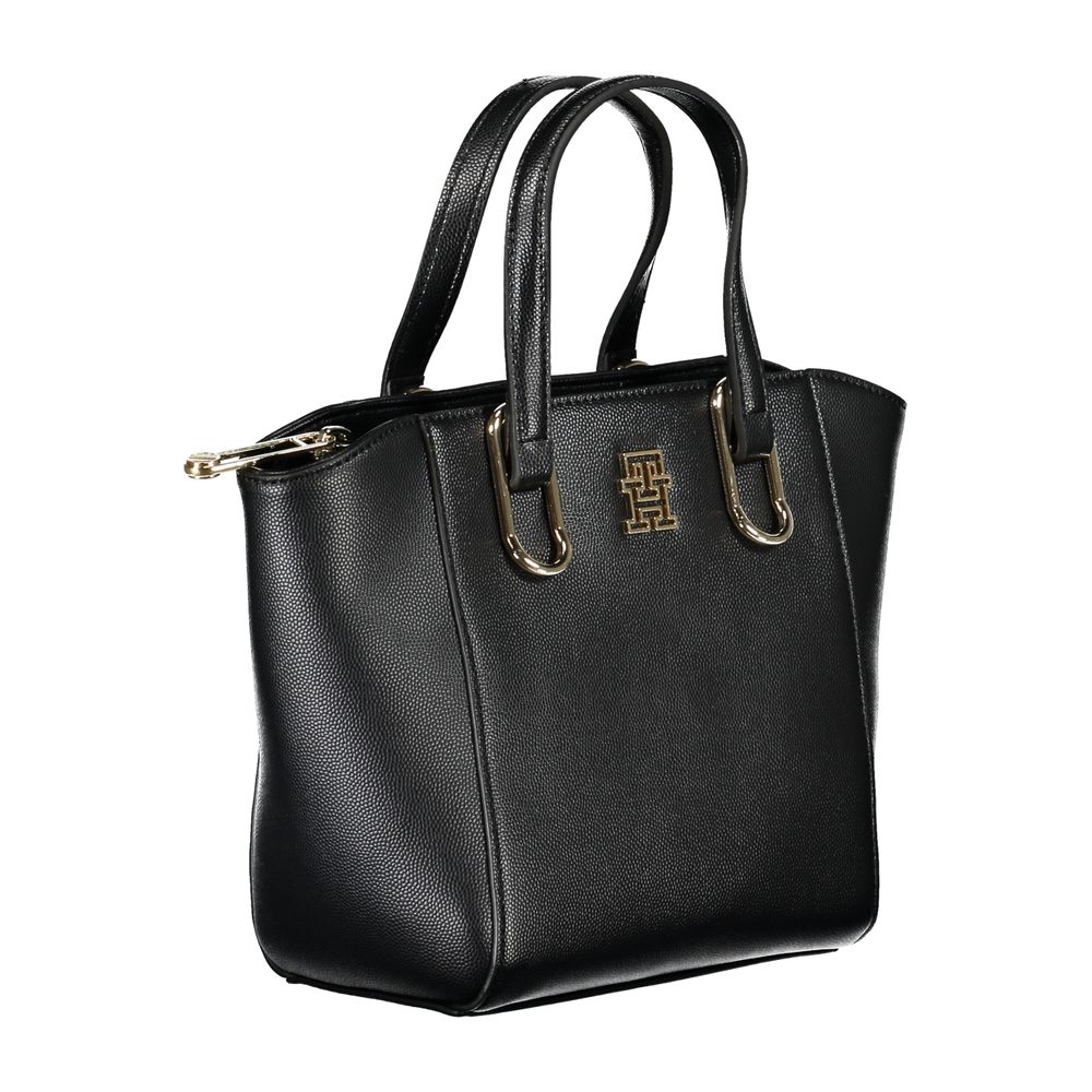 Bolso de mano Tommy Hilfiger de polietileno negro