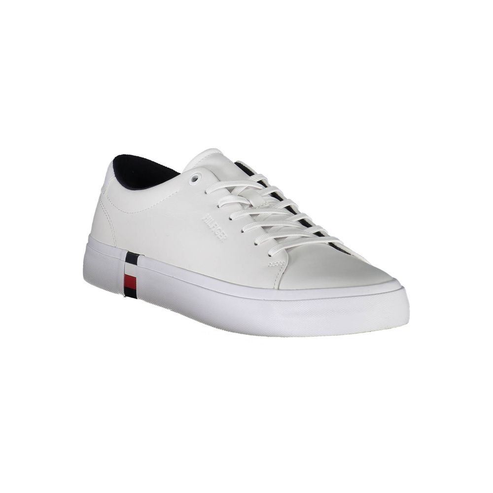 Zapatillas Tommy Hilfiger de cuero blanco para hombre