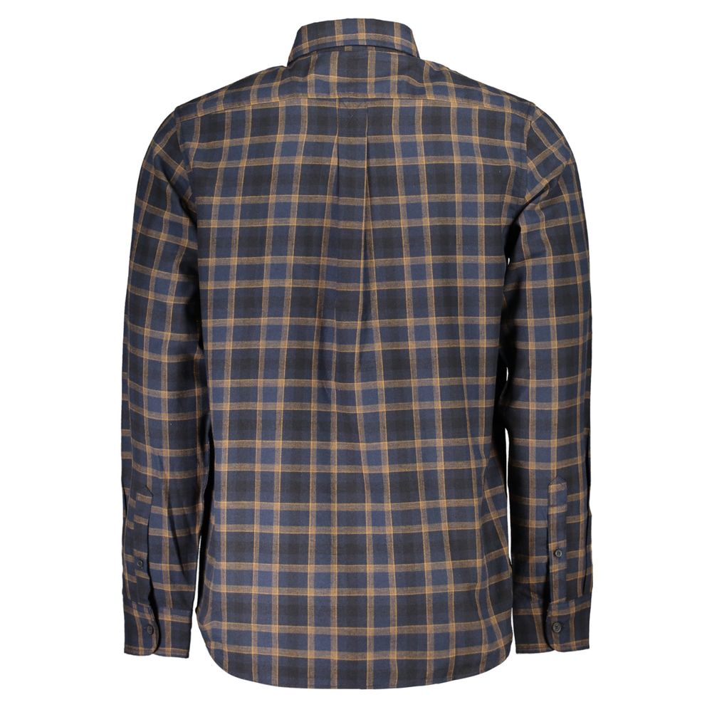 Camisa de algodón azul Timberland