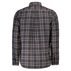 Camisa de algodón azul Timberland
