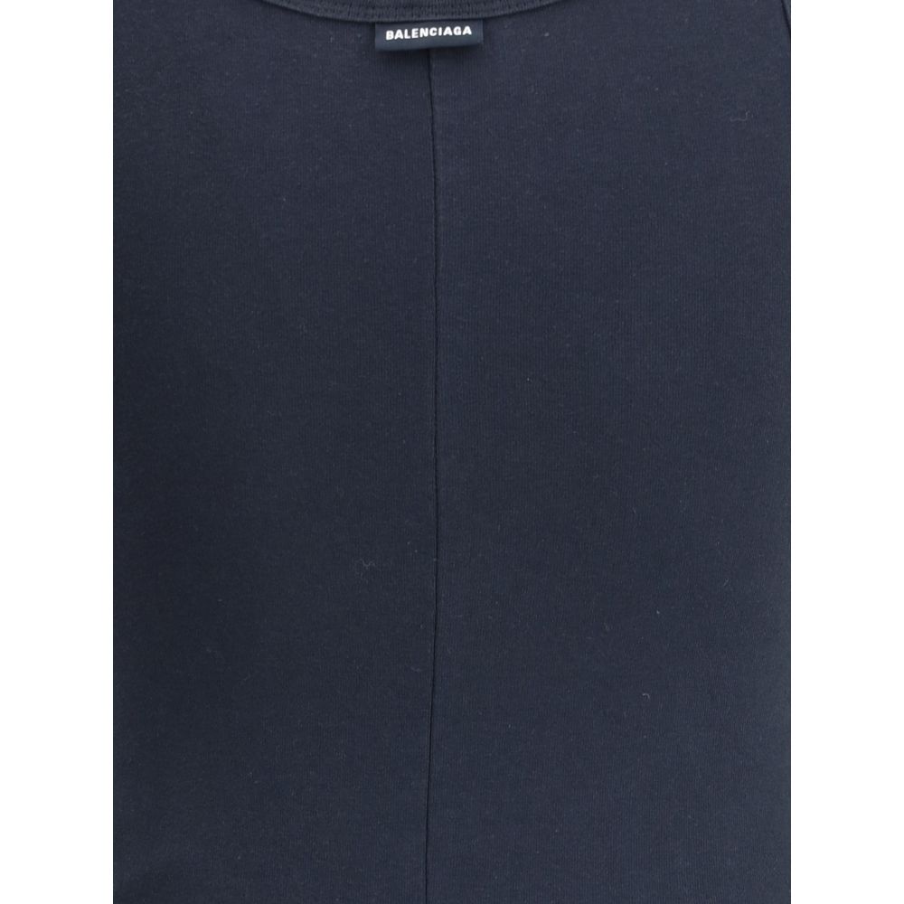 Vestido largo sin mangas de Balenciaga