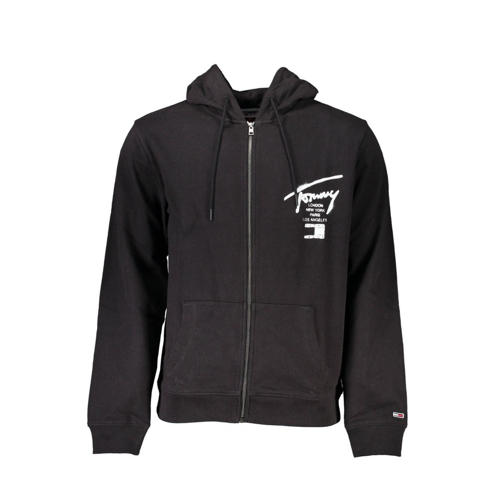 Suéter Tommy Hilfiger de algodón negro para hombre
