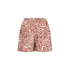 Brunello Cucinelli Pantalones cortos con estampado de cebra