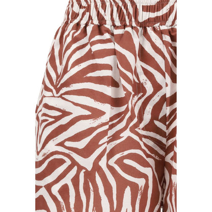 Brunello Cucinelli Pantalones cortos con estampado de cebra