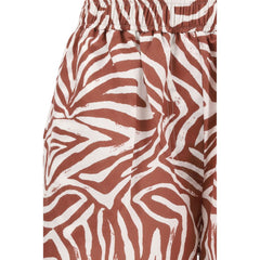 Brunello Cucinelli Pantalones cortos con estampado de cebra