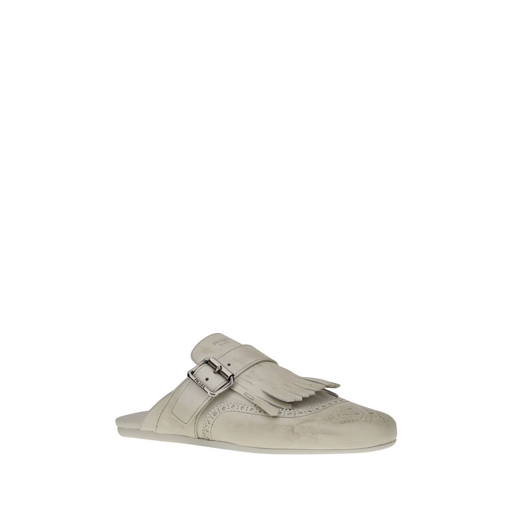 Mulas de cuero Prada