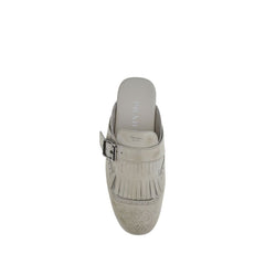 Mulas de cuero Prada