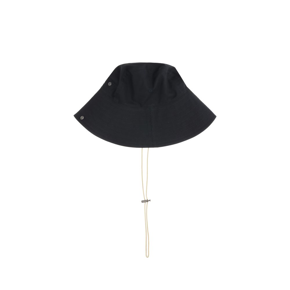Sombrero de pescador de gabardina con ala a cuadros de Burberry
