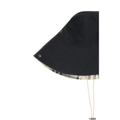 Sombrero de pescador de gabardina con ala a cuadros de Burberry