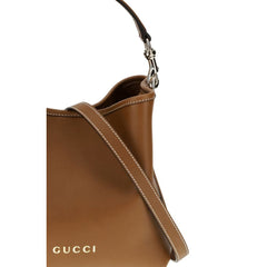 Bolso tipo cubo de piel con emblema GG de Gucci
