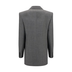 Blazer de sarga de lana de Saint Laurent